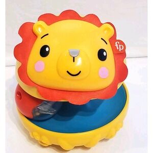 Fisher Price Bat & Wobble Lion Activity Rattles And Chimes Baby Nursery